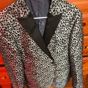 Cheetah Print suit jacket